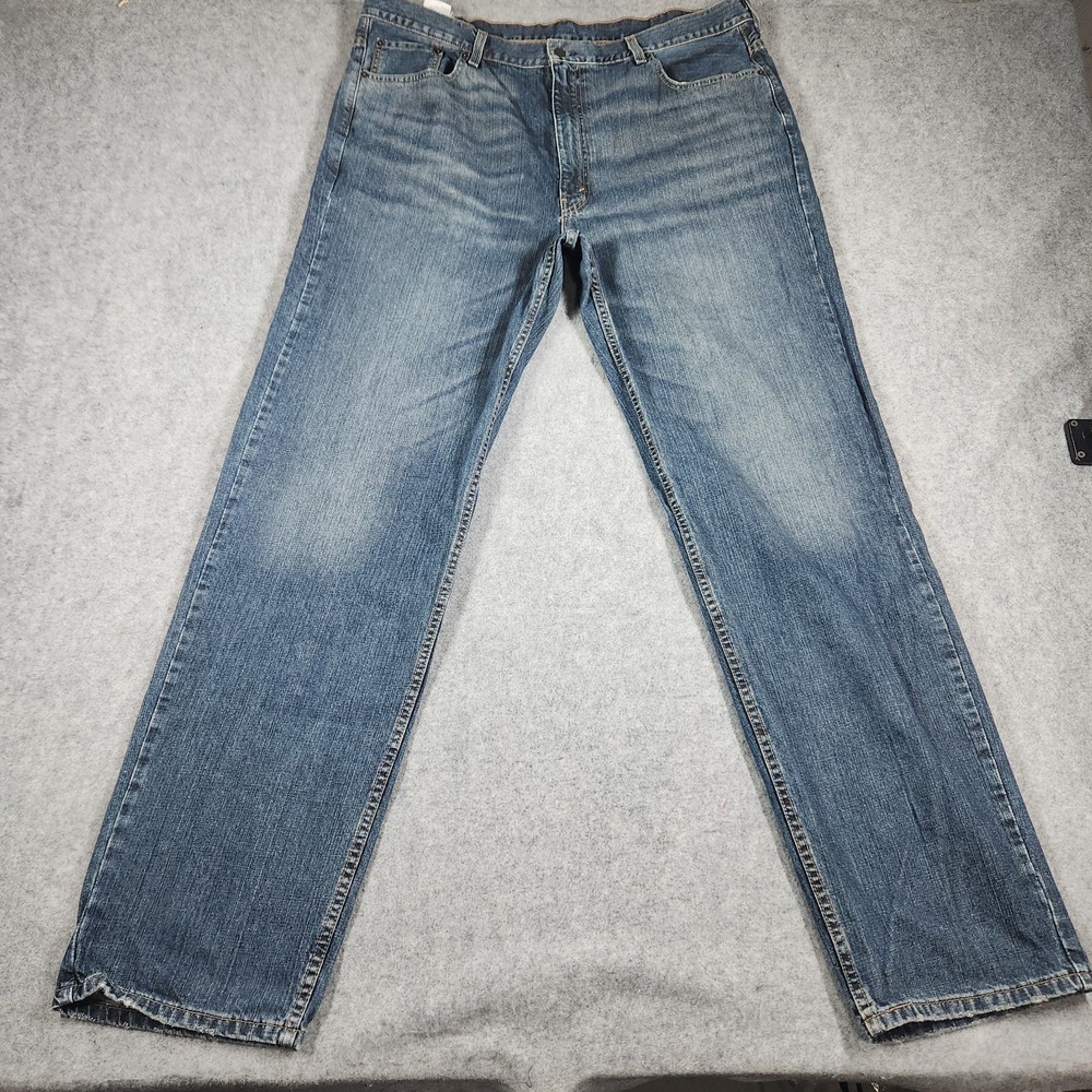 Levi's 550 Jeans Mens 44x38 Blue Denim Classic Relaxed Fit